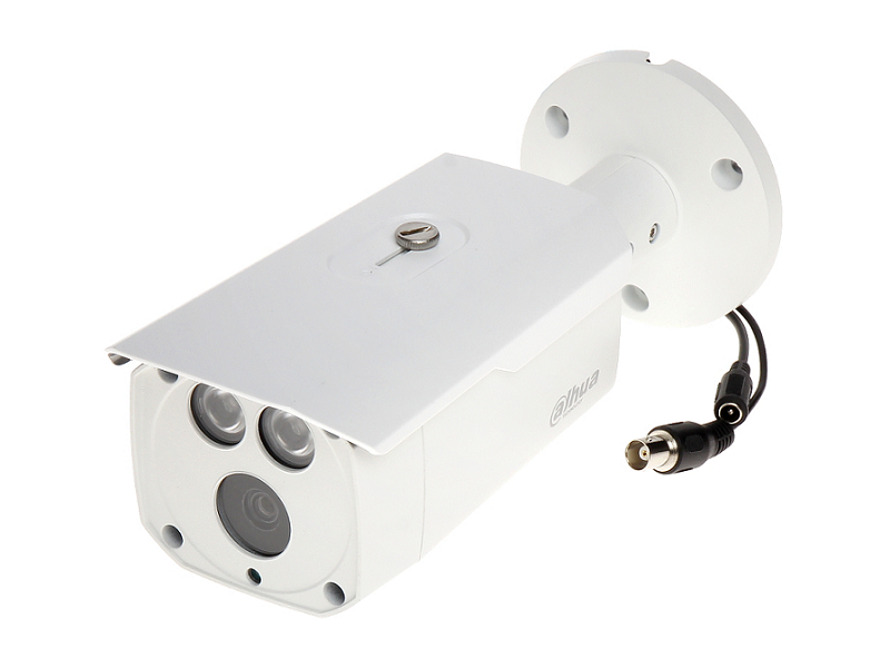ZESTAW DO MONITORINGU Dahua 4x kamera nocna zewnętrzna HAC-HFW1801D-0360B, 8 Mpx, promiennik na 80 metrów